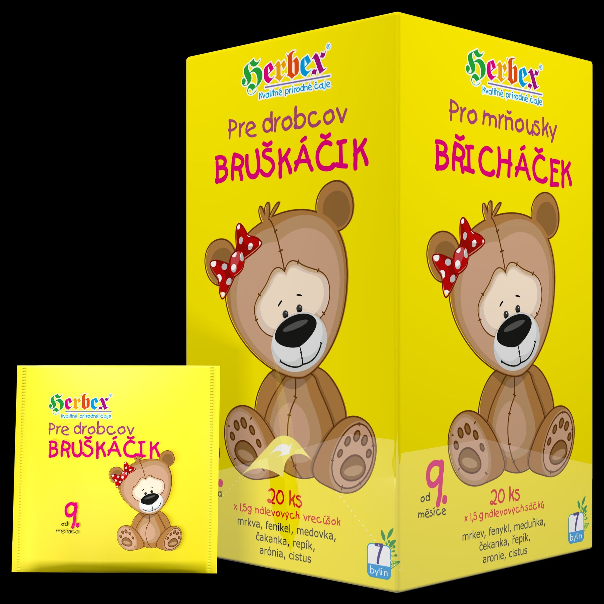 Herbex Bruškáčik čaj od 9 mesiacov 20x1,5g 30 g - 90212