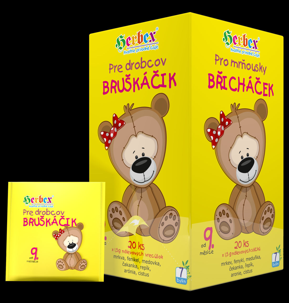 Herbex Bruškáčik čaj od 9 mesiacov 20x1,5g 30 g - 90212