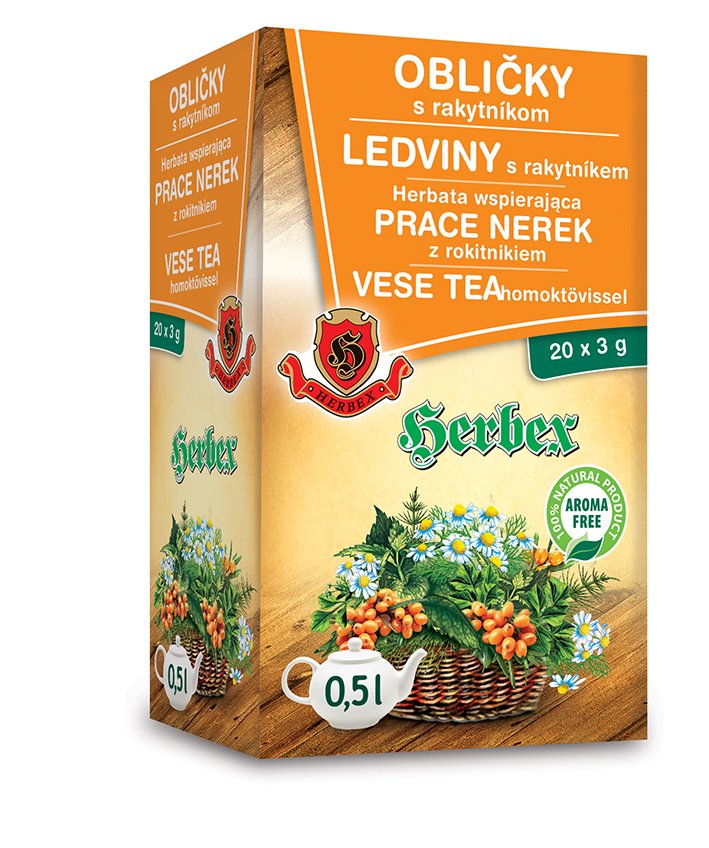 Herbex obličkový čaj s rakytníkom 20x3g 60 g - 40961