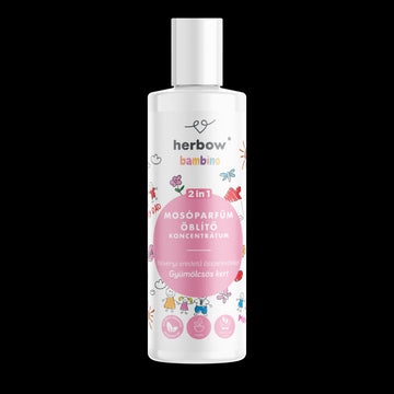 Herbow bambino 2v1 prací parfumový oplachový koncentrát ovocná záhrada 200 ml - 90819