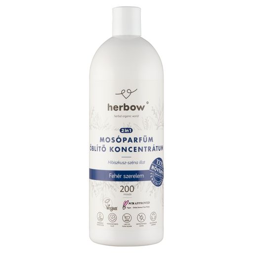Herbow 2v1 Umývací koncentrát Parfumový oplachový koncentrát White Love 1000 ml - 95639