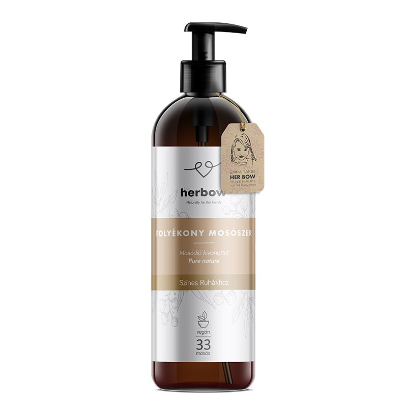 Herbow tekutý prací prostriedok na farebné odevy pure nature 1000 ml - 58267
