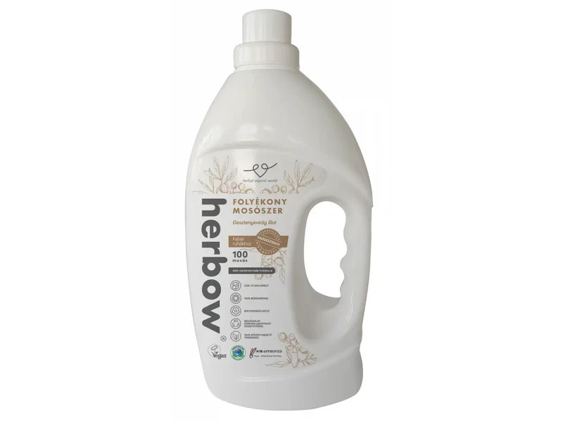 Herbow tekutý prací prostriedok gaštan na biele oblečenie s vôňou gaštanových kvetov 3000 ml - 97314