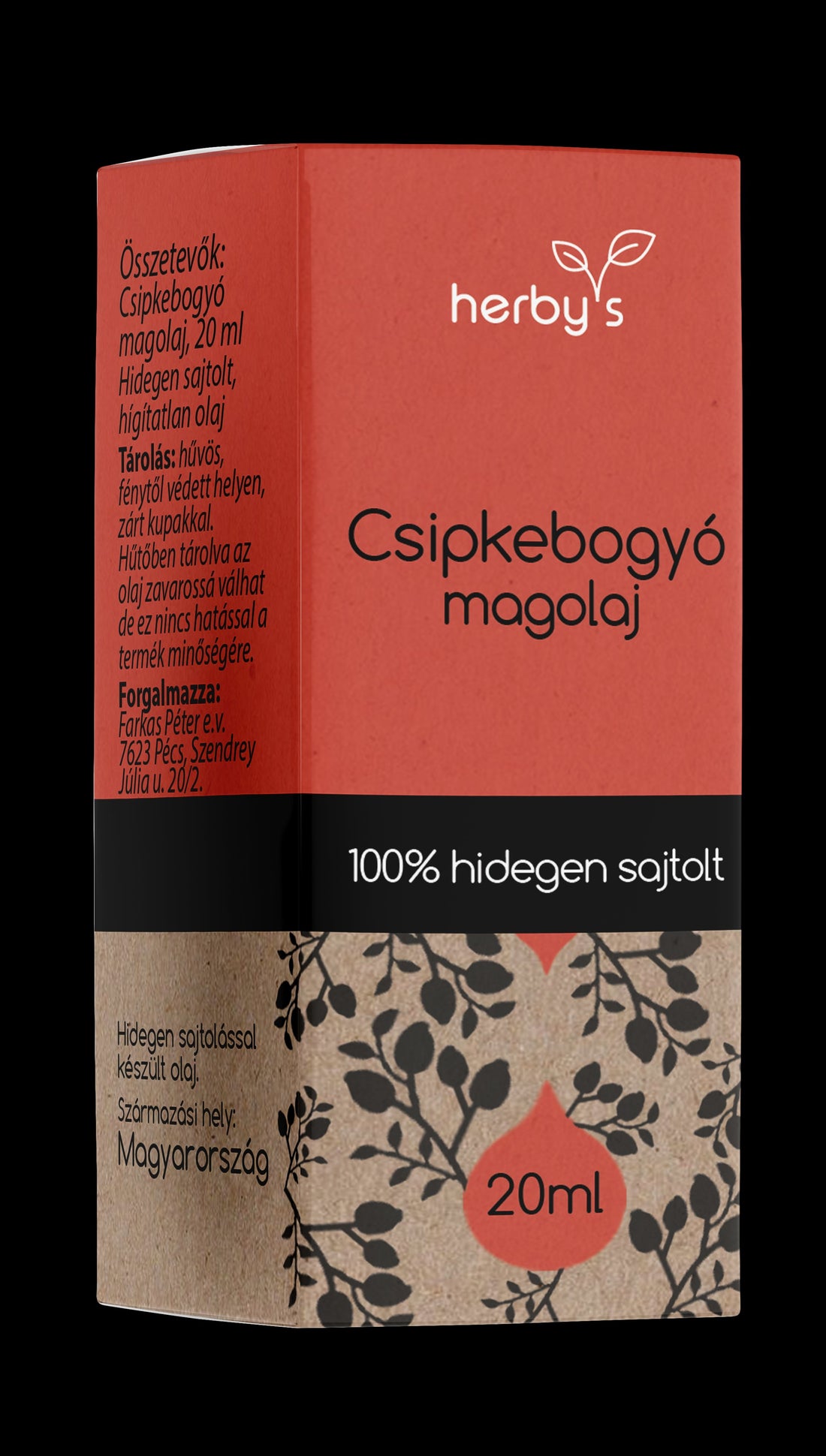 Herbys šípkový olej lisovaný za studena 20 ml - 87808