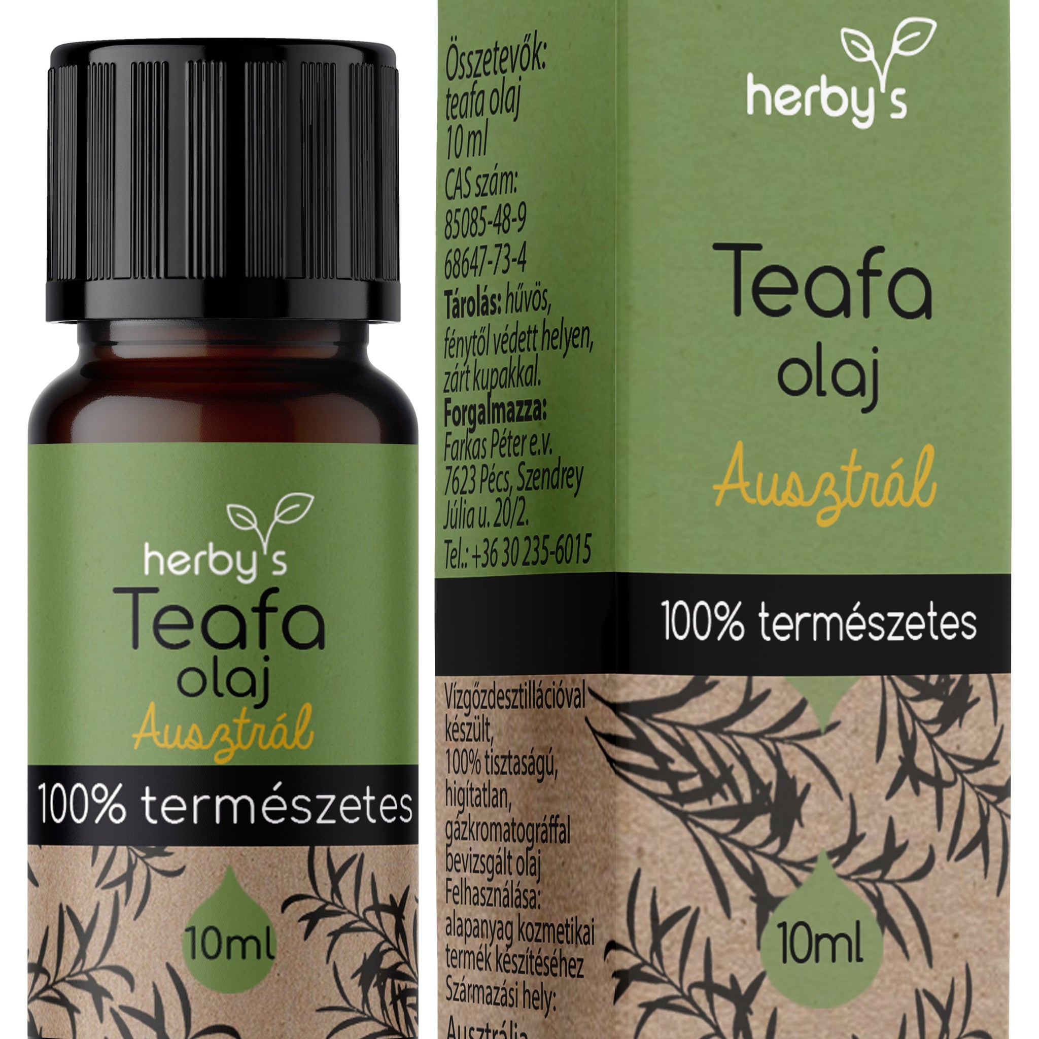 Herbys Austrálsky esenciálny olej z čajovníka 10 ml - 87806