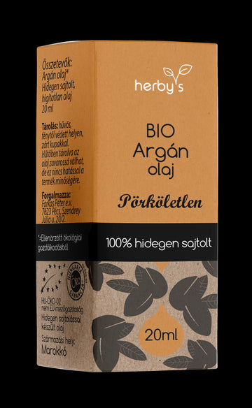 Herbys organický arganový olej lisovaný za studena 20 ml - 87807