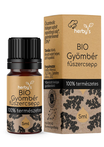 Herbys organické zázvorové kvapky 5 ml - 87816