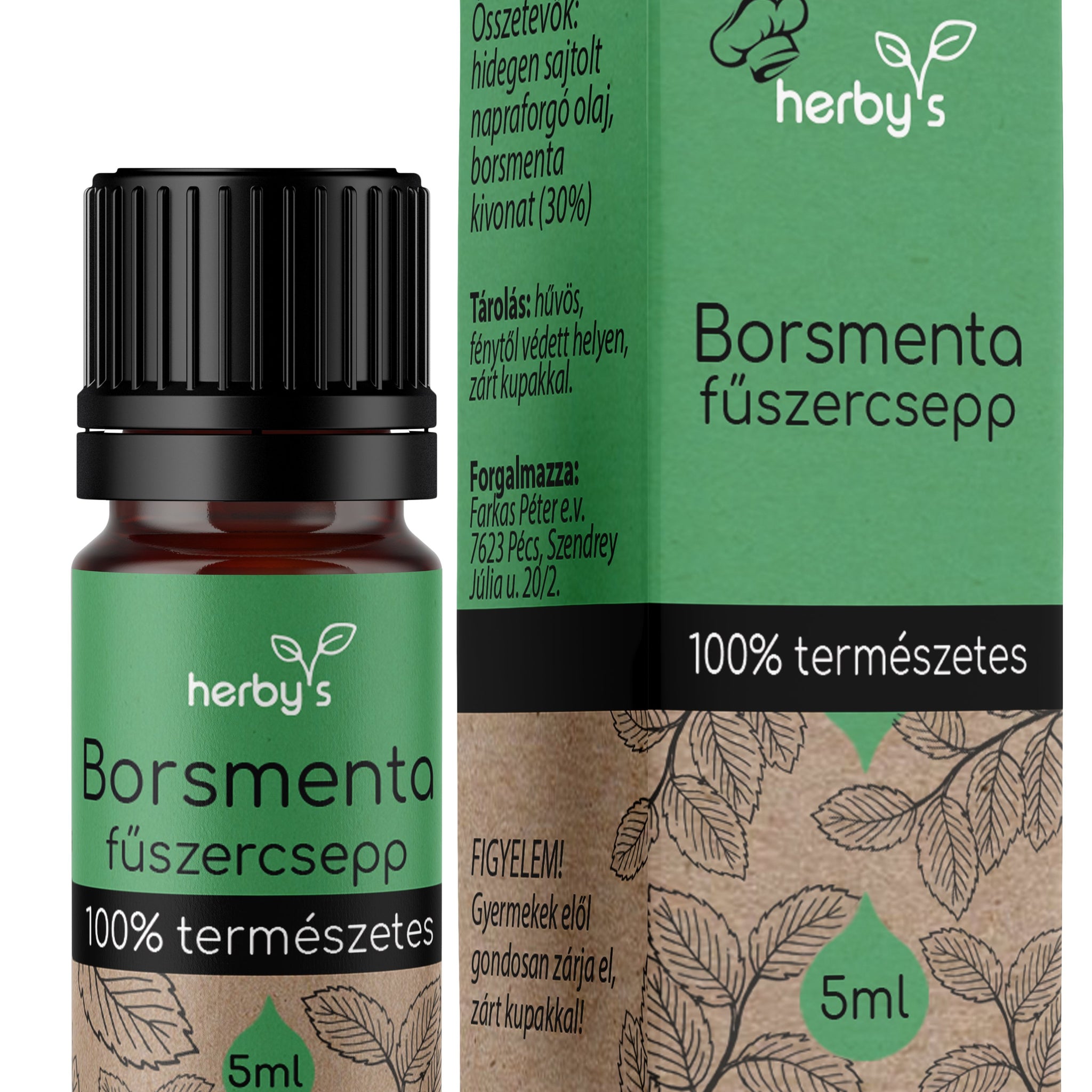 Herbys mätové korenie kvapky 5 ml - 87825