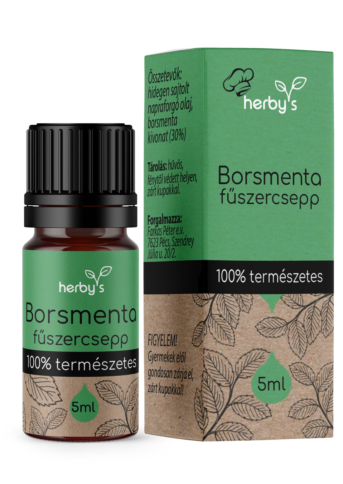 Herbys mätové korenie kvapky 5 ml - 87825
