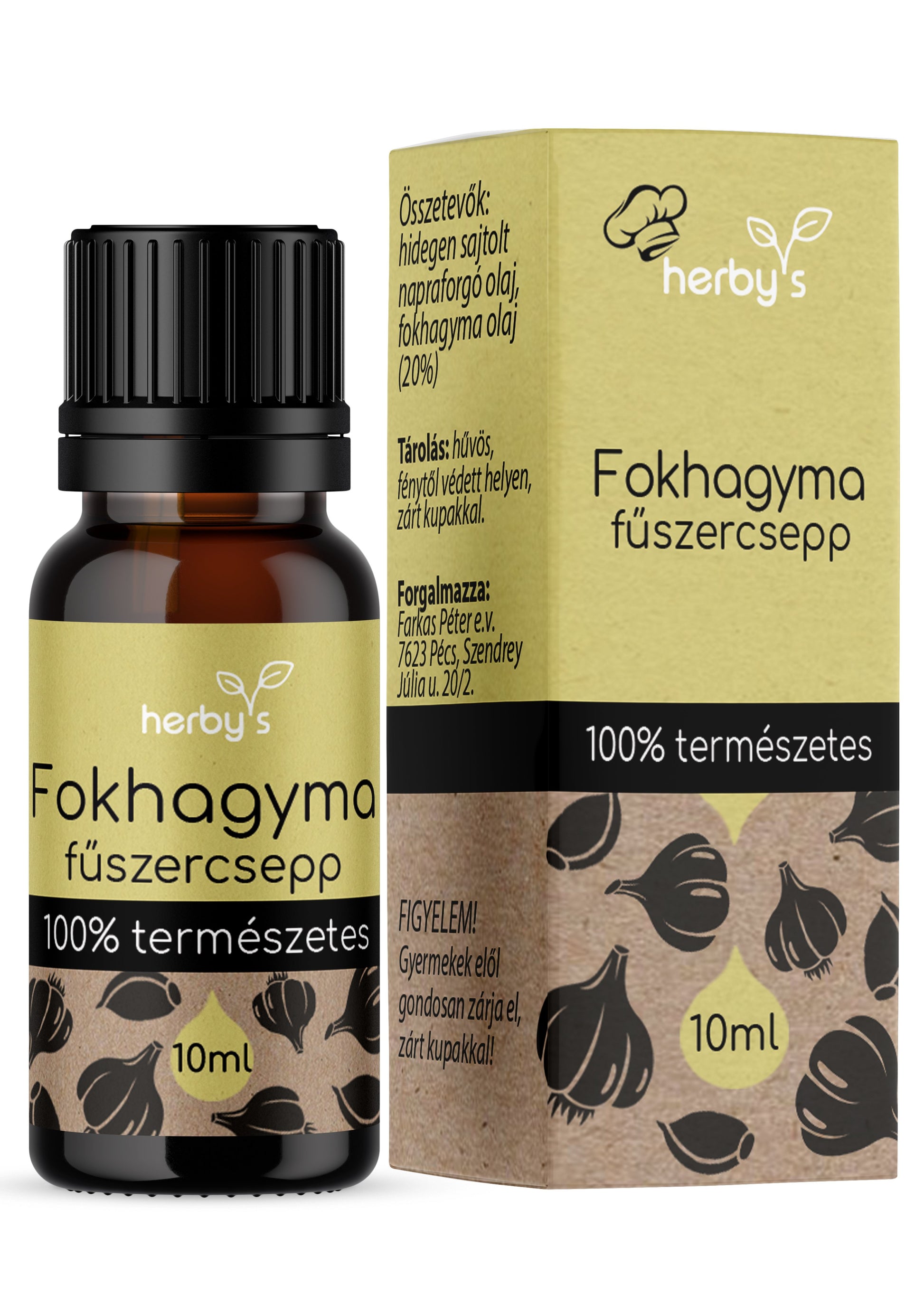 Herbys kvapky cesnakové korenie 10 ml - 87822