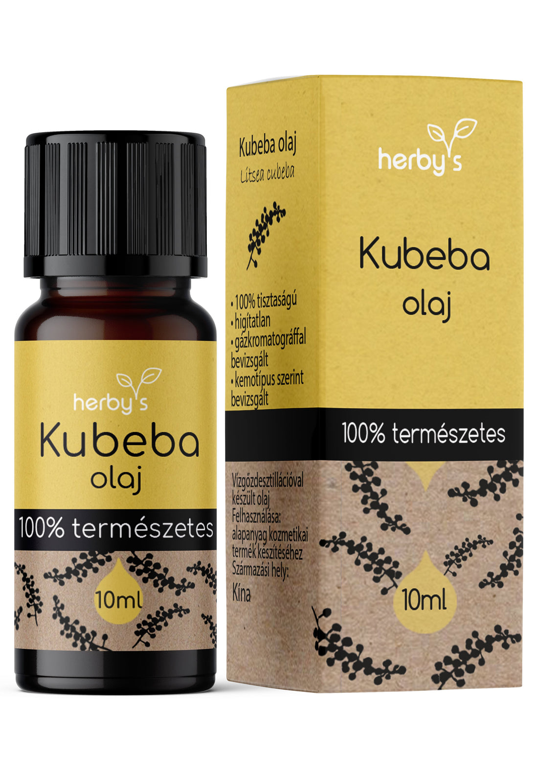 Herbys Esenciálny olej kubeba 10 ml - 87801