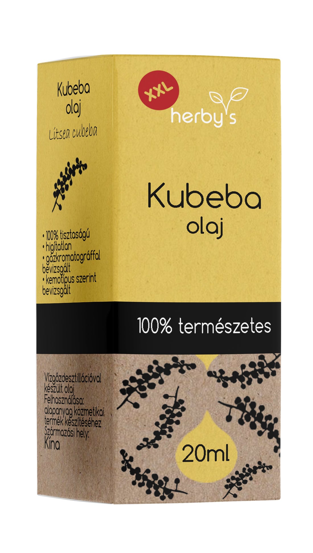Herbys kubeba xxl esenciálny olej 20 ml - 89344