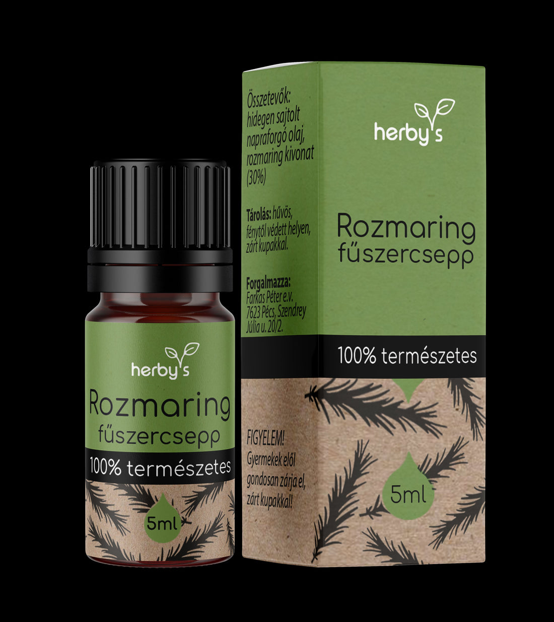 Herbys rozmarínové kvapky 5 ml - 89353