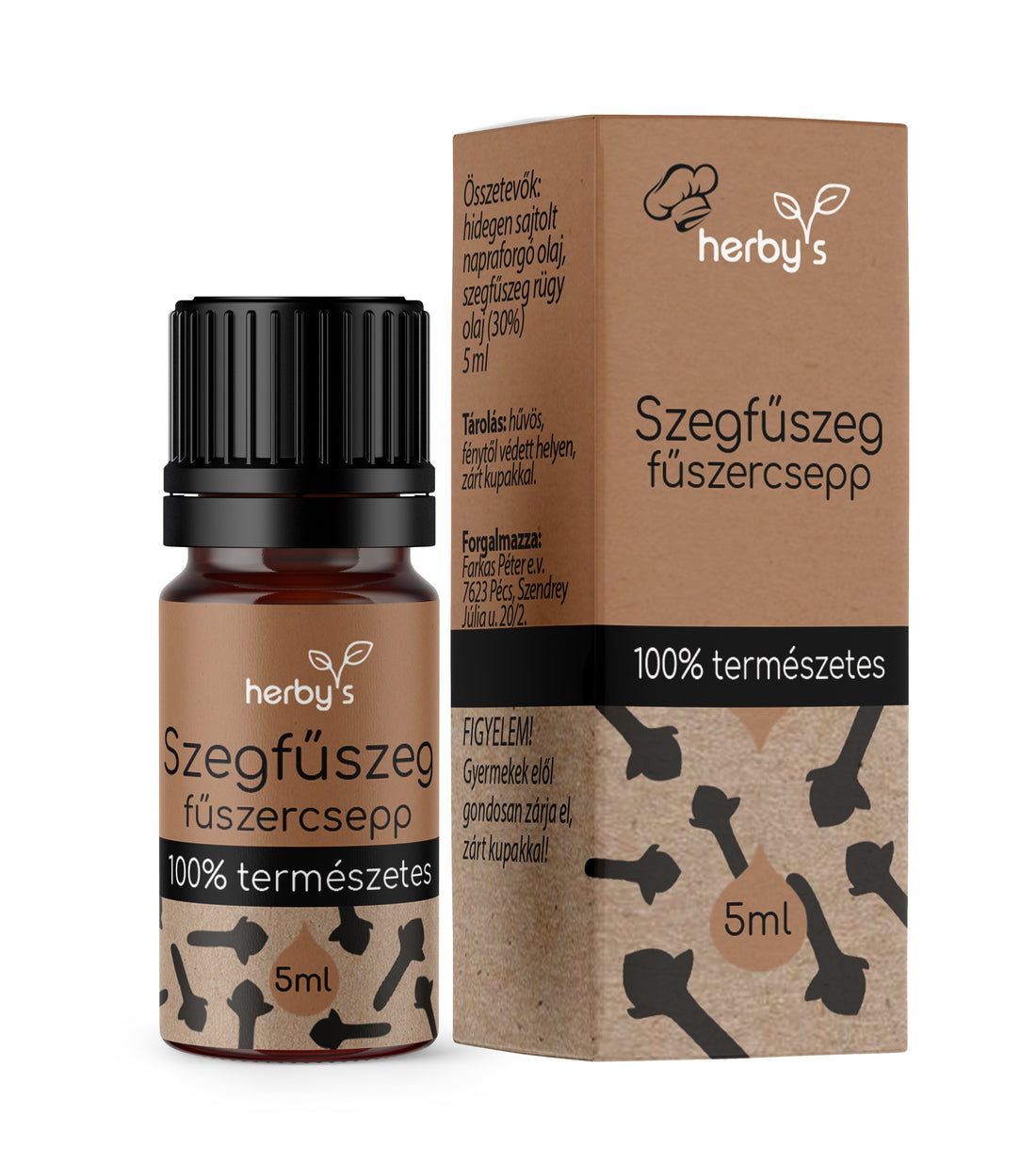 Herbys klinčekové kvapky 5 ml - 89354