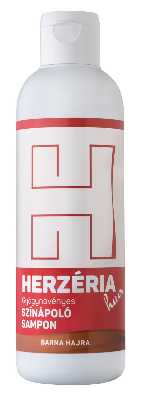 Herzéria Bylinný šampón na zachovanie farby - na hnedé vlasy 200 ml - 92032