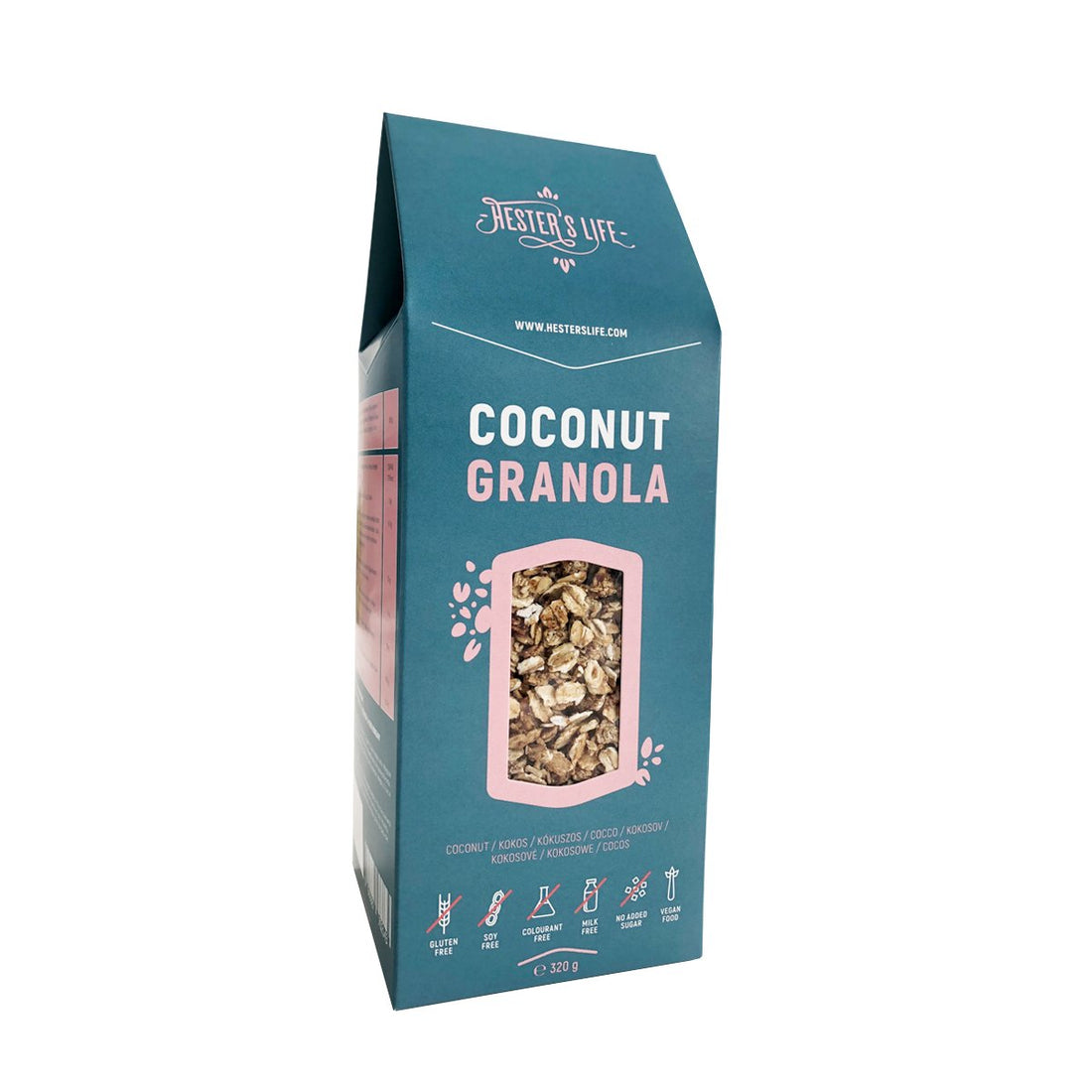 Hester`s Life kokosová granola 320 g - 60166