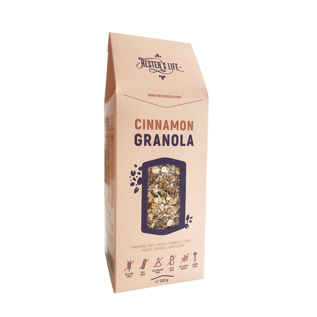 Hester`s Life granola so škoricou 320 g - 60164