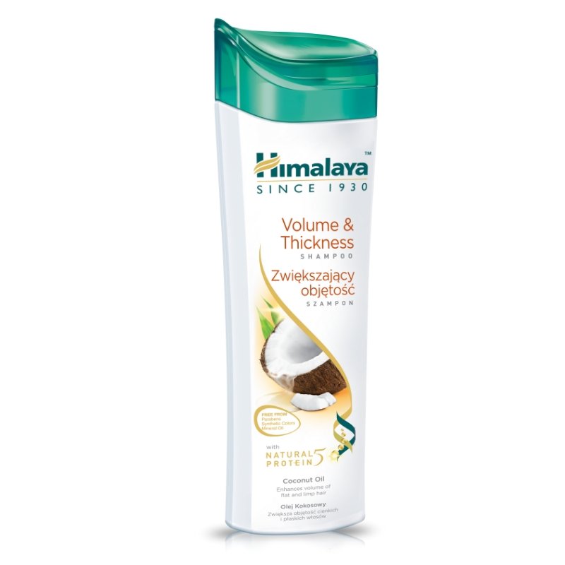 Himalaya šampón proteíny objemový šampón pre spľasnuté, nepoddajné vlasy 400 ml - 57291