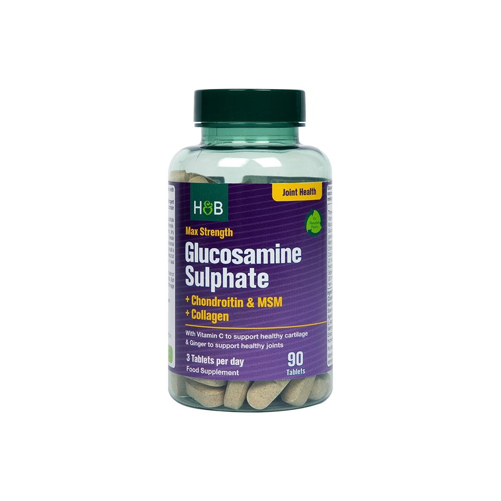 H & B Glukózamín + Chondroitín 90 ks - 93604