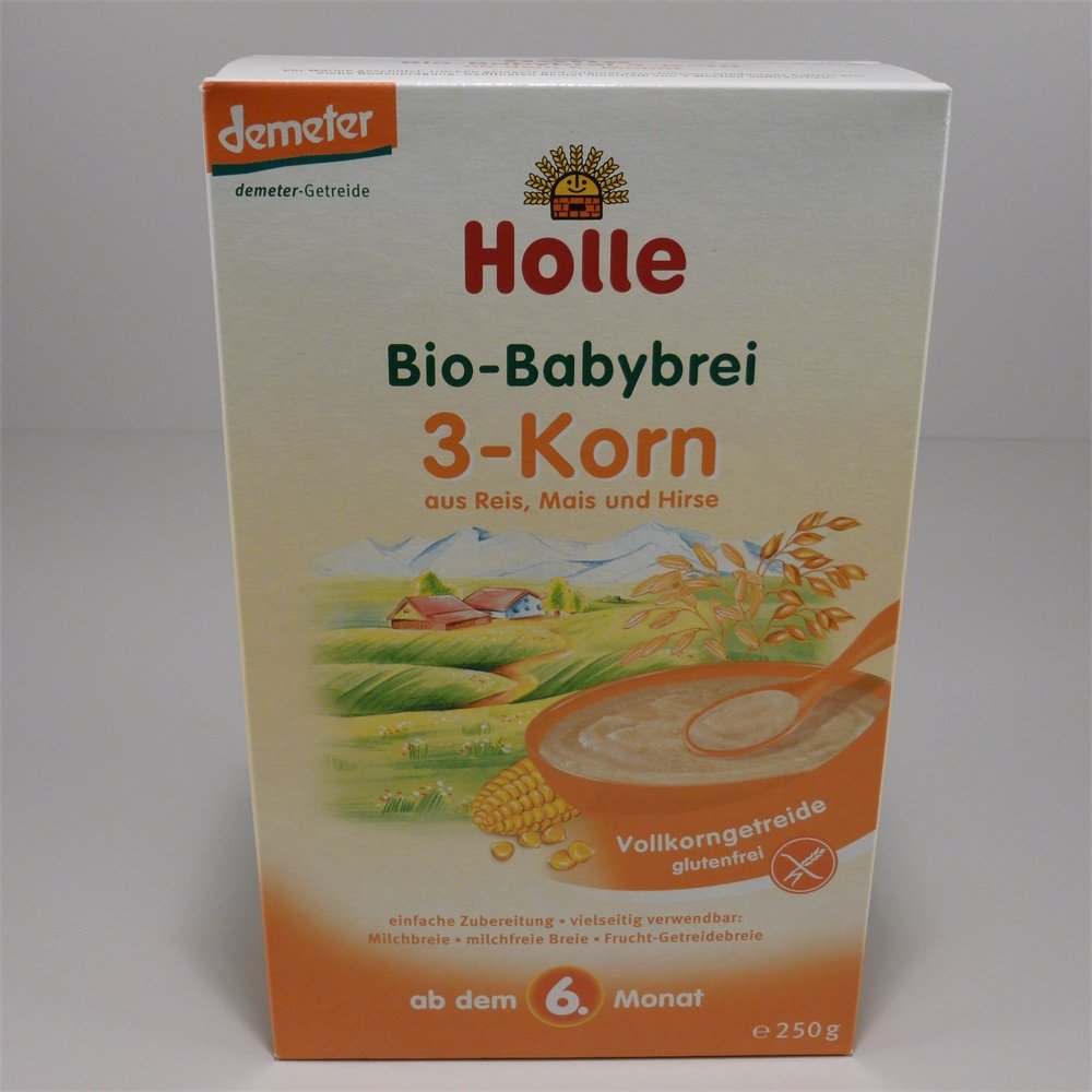 Holle bio detská kaša 3-jadrová 250 g - 10779