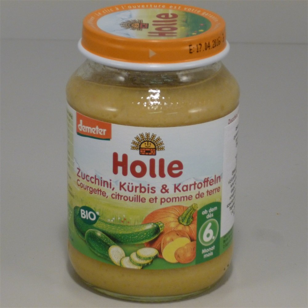 Holle organická detská výživa cuketa-dýňa-brambor 190 g - 10792