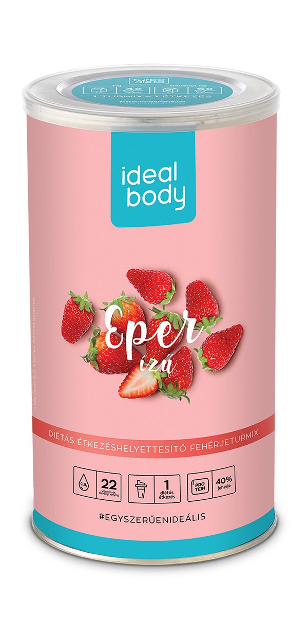Ideal body nápoj na chudnutie v prášku jahoda 525 g - 11837