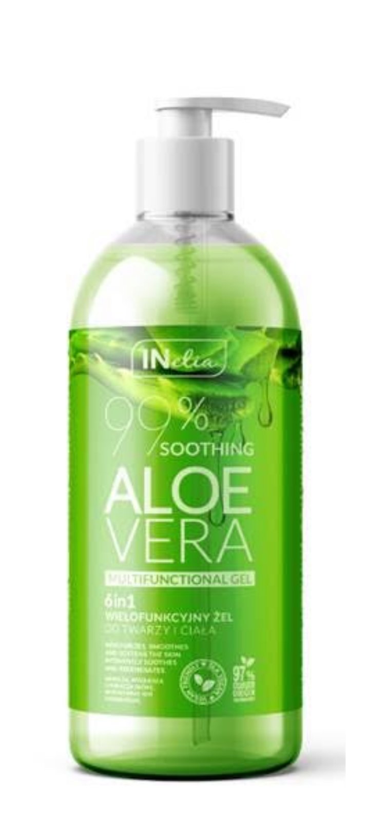 Inelia 99% aloe vera gél s pumpičkou 500 ml - 87126