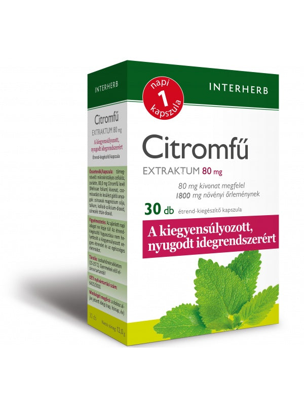 Interherb 1 kapsula citrónového extraktu denne
