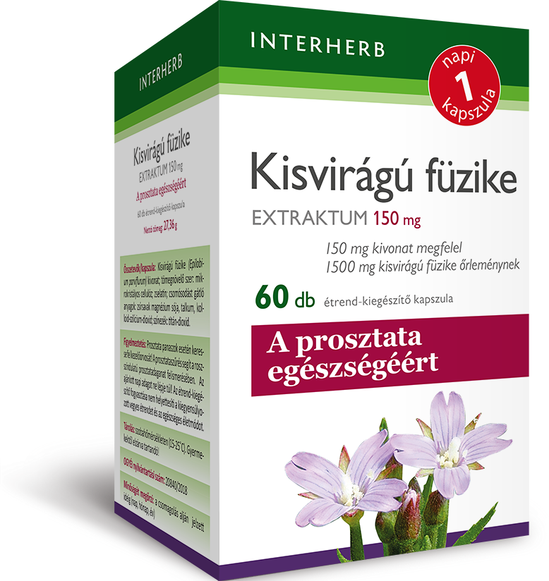 Interherb 1 kapsula denného extraktu z kvetinového listu 60 ks
