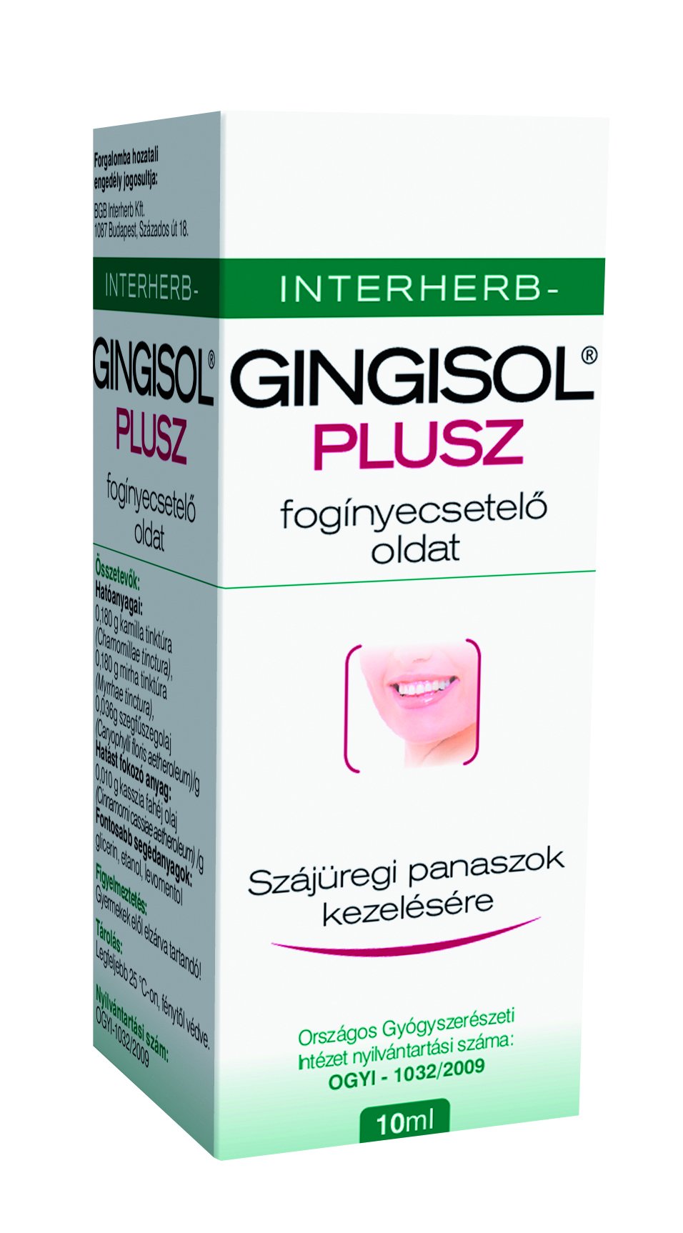 Interherb gingisol plus roztok na afty a ďasná 10 ml - 93918