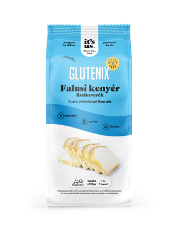 It`s us glutenix bezlepková zmes na pečenie dedinského chleba 500 g - 13538