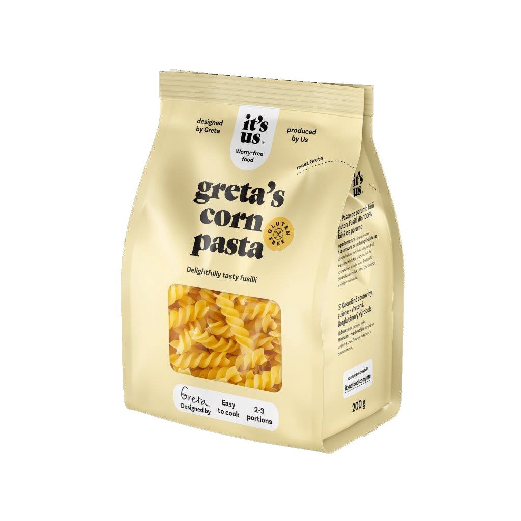 It`s us greta`s gluten free kukuricové fusilli 200 g - 83860