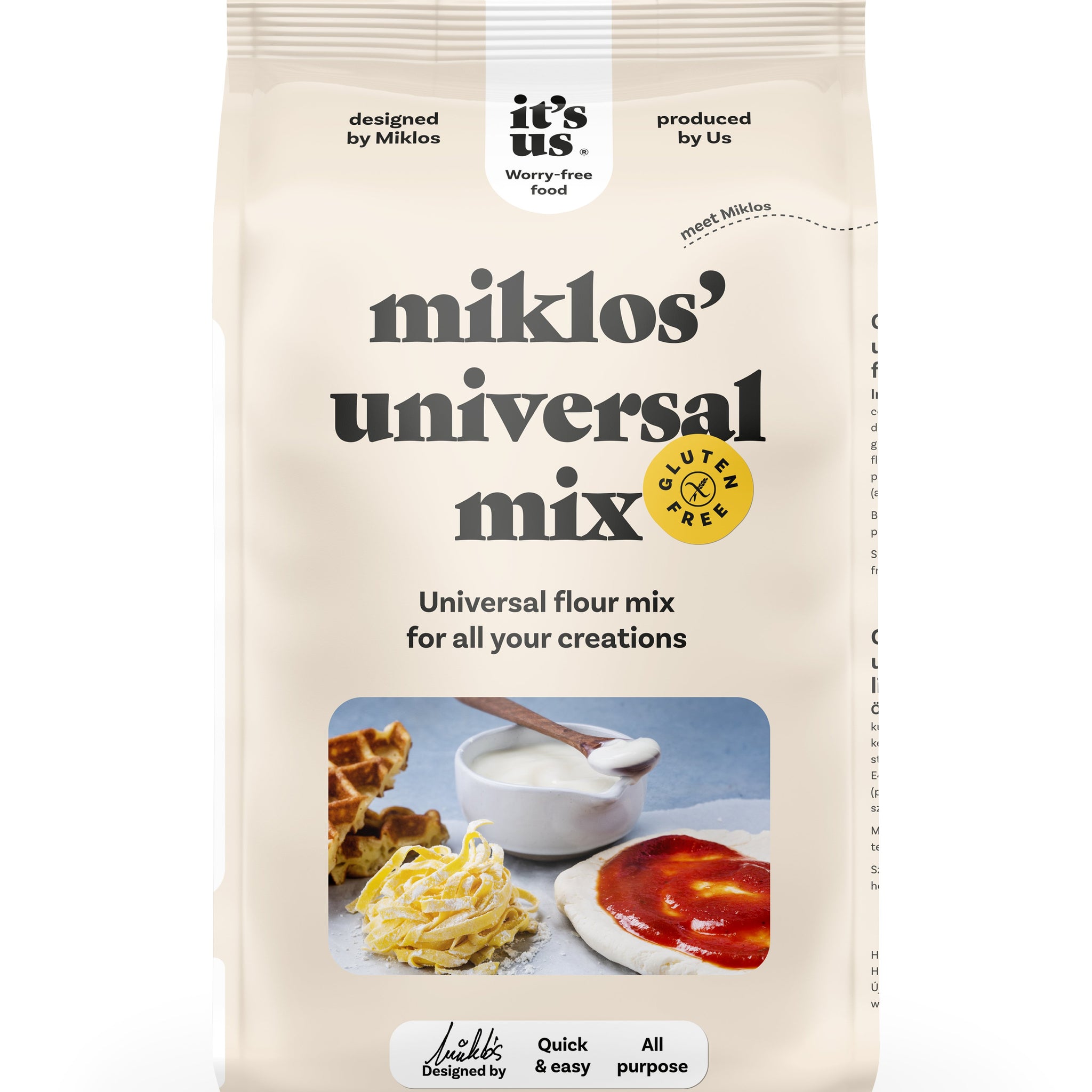 It`s us miklos` universal mix flour 1000 g - 82048