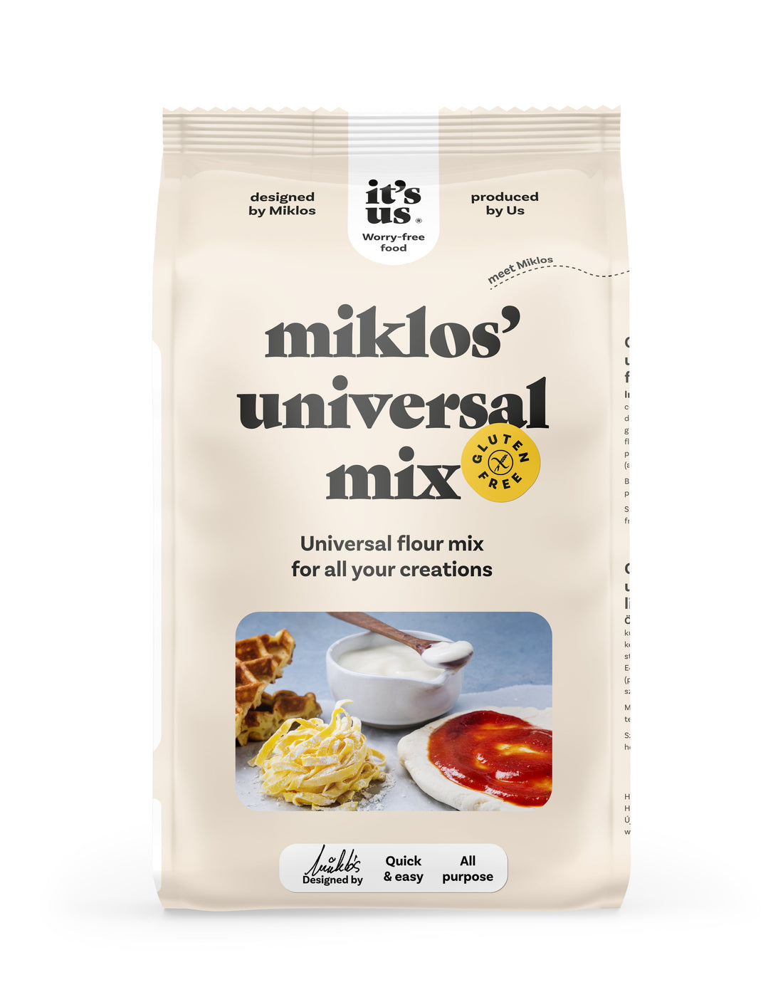 It`s us miklos` universal mix flour 1000 g - 82048