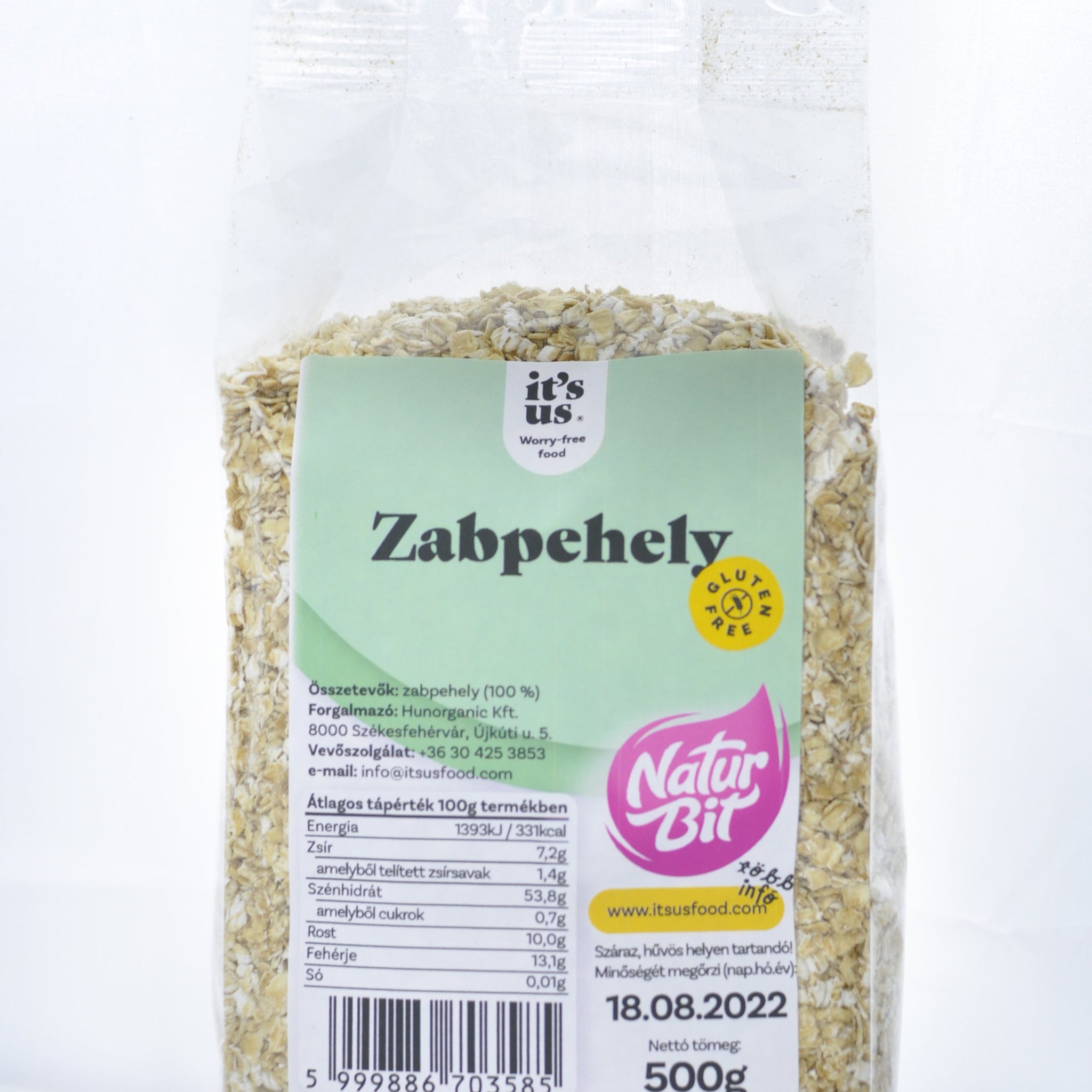 It`s us naturbit ovsené vločky bez lepku 500 g - 88475