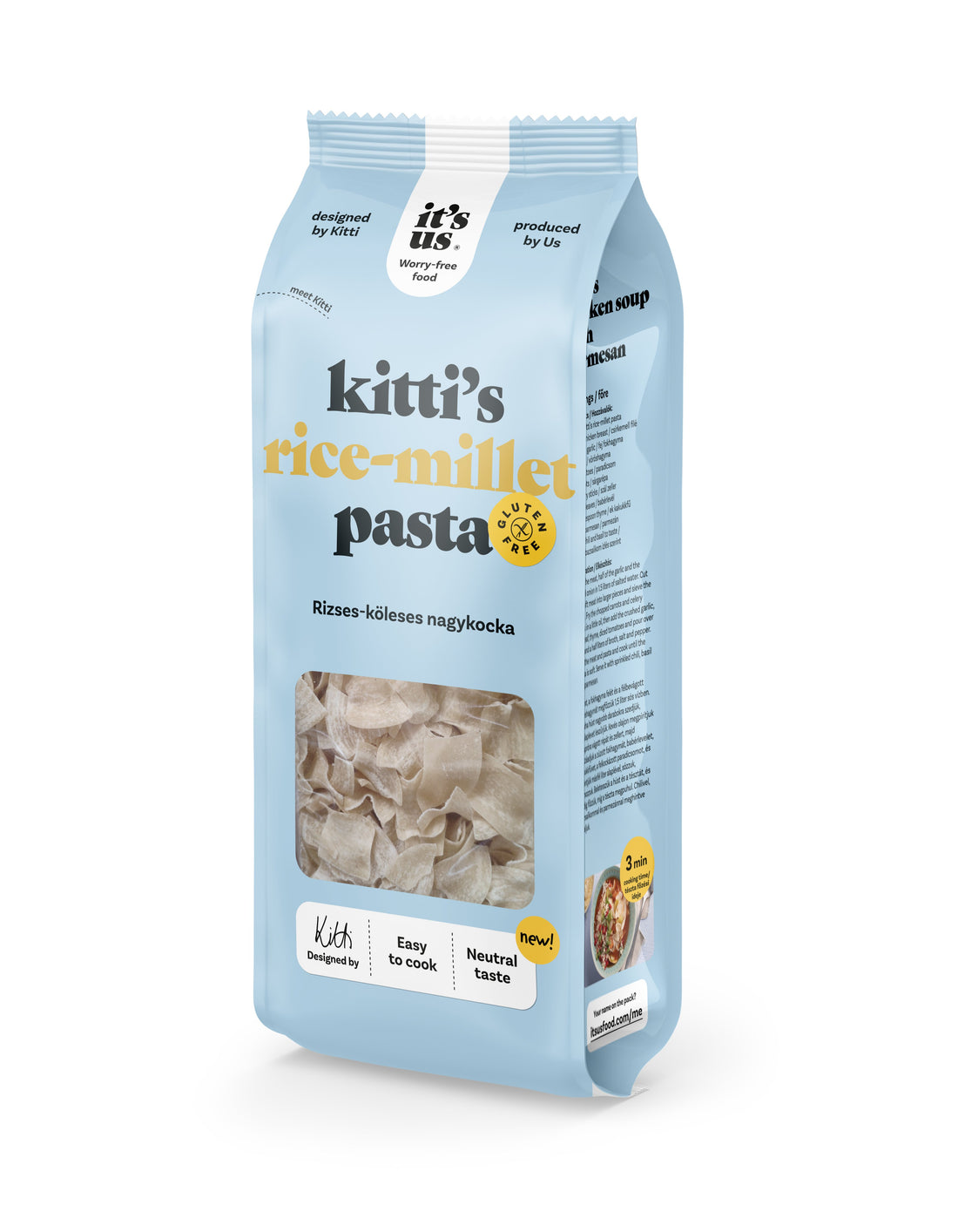 It`s us kitti`s ryža proso  cestoviny veľké kocky 200 g - 88209