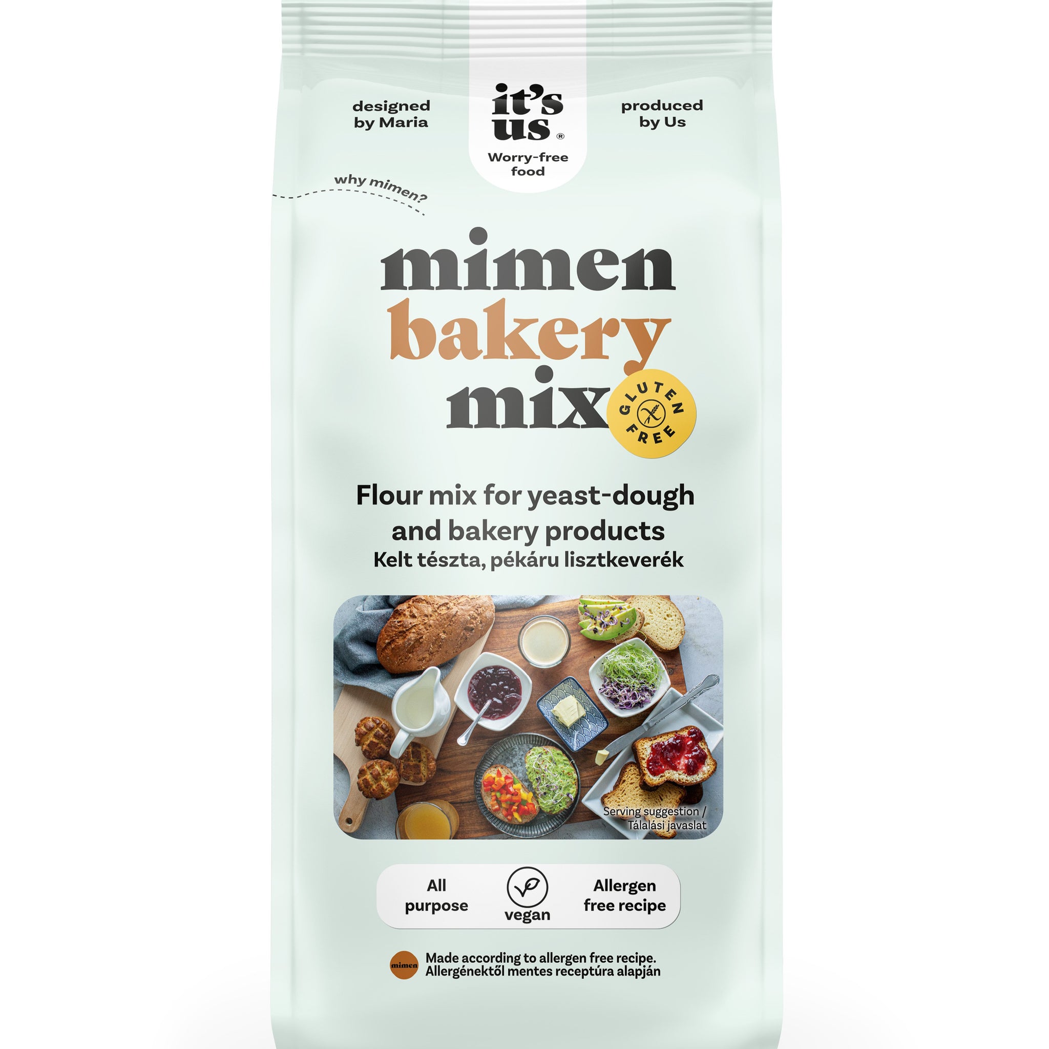 It`s us mimen bakery gluten free zmes múky na kysnuté cesto 500 g - 92676