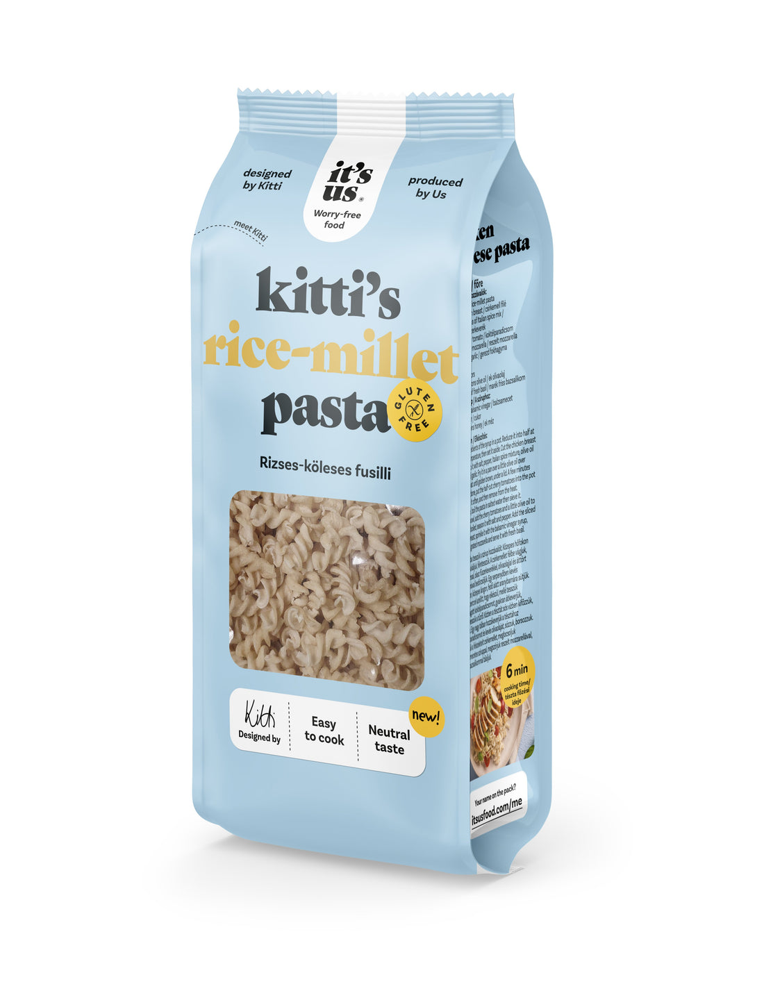 It`s us kitti` ryža proso cestoviny fusilli 200 g - 88208