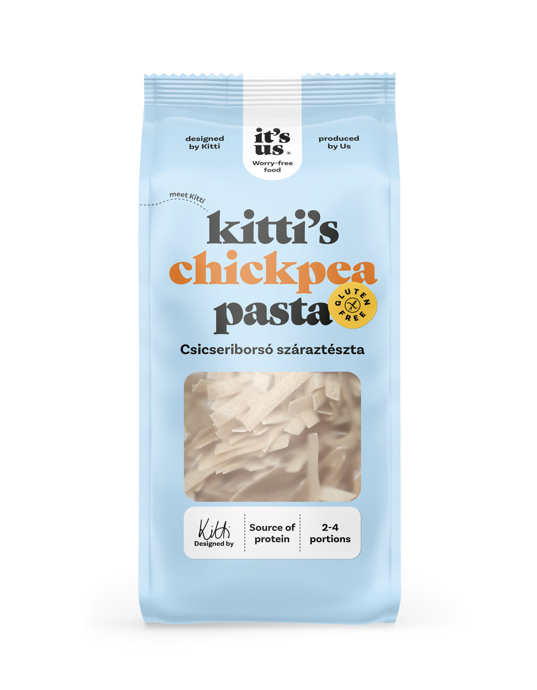 It`s us kitti`s cícerové cestoviny široké rezance  250 g - 89707