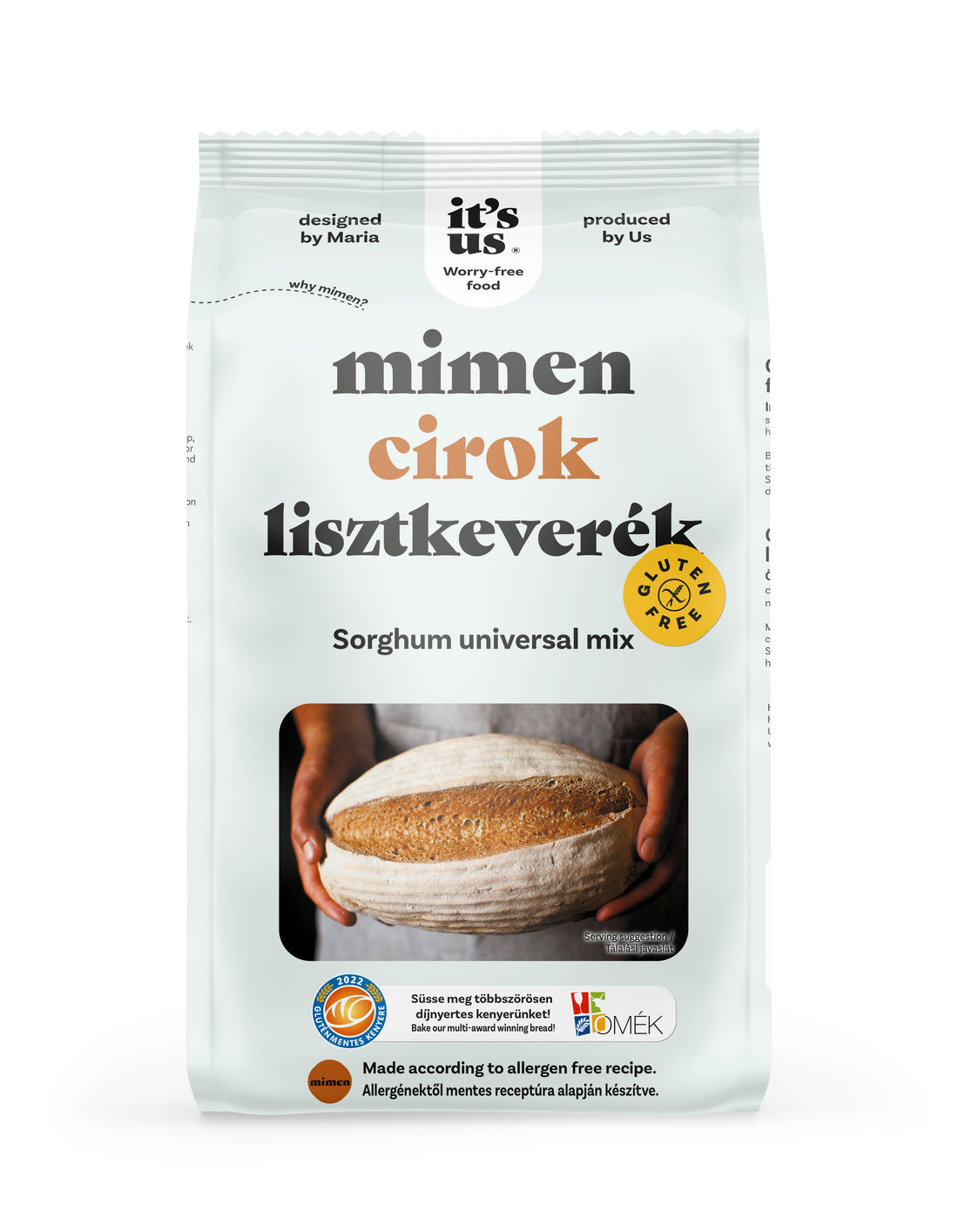 It`s us mimen bezlepková ciroková múka na pečivo 1000 g - 97439