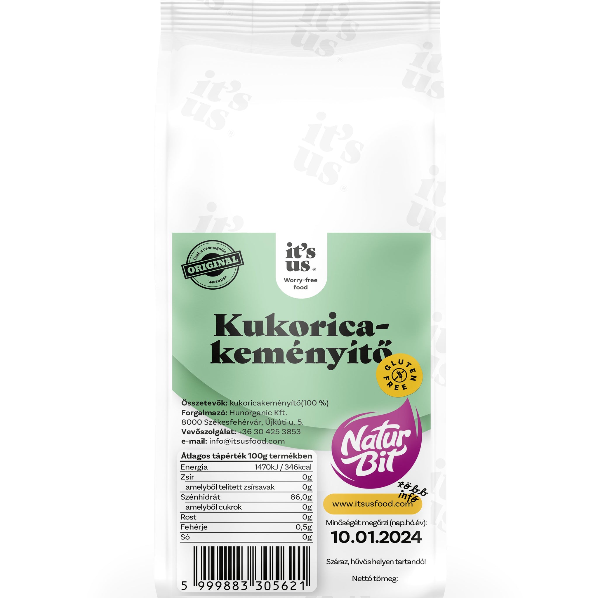 It`s us naturbit kukuričný škrob 500 g - 13032
