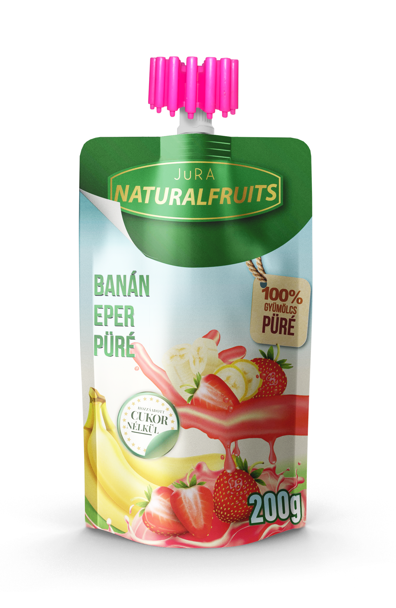 Jura banánové jahodové pyré 200 g