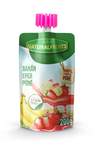 Jura banánové jahodové pyré 200 g