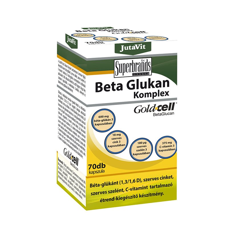 Jutavit Beta glukán komplex kapsuly 70 kapsúl - 58205