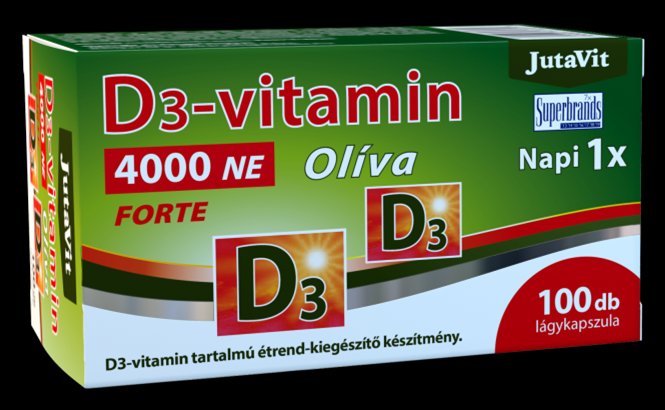 Jutavit vitamín d3 4000 IU olivový 100 ks - 85659