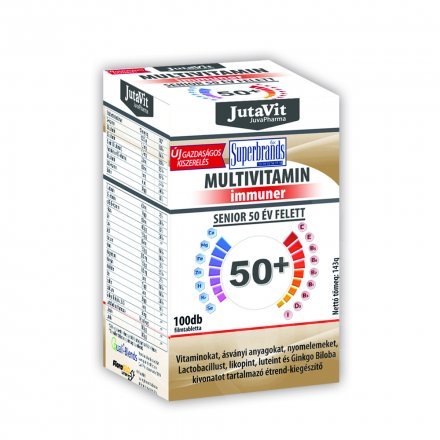 Jutavit Multivitamín 50+ senior tabliet 100 tabliet - 57088