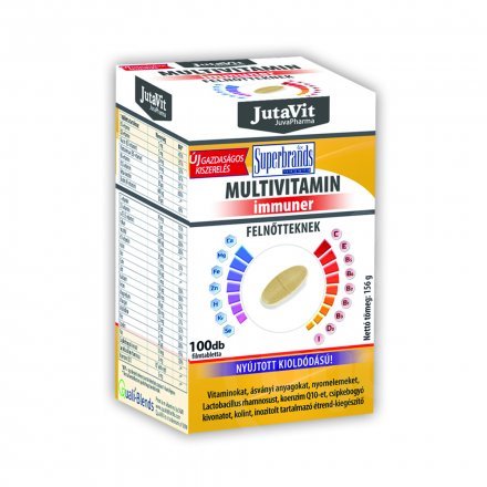 Jutavit Multivitamín pre dospelých tablety s predĺženým uvoľňovaním 100 tabliet - 57087
