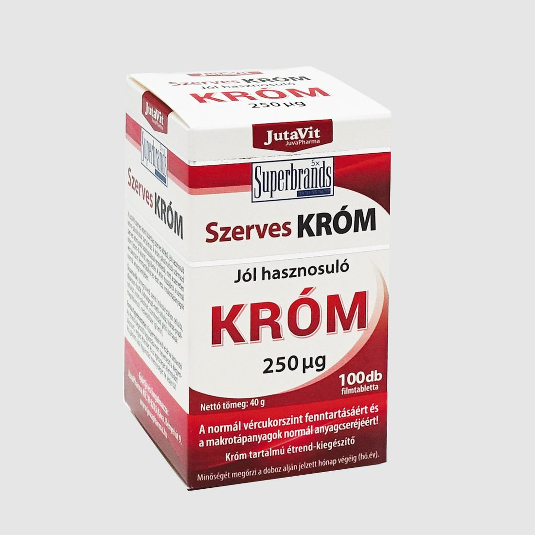 Jutavit organický chróm 250g tablety 100 kusov - 54729