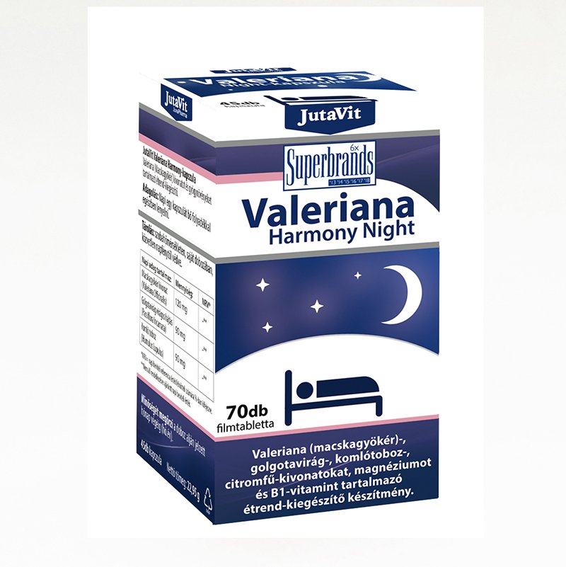 Jutavit valeriana harmony night capsules 70 kapsúl - 58204