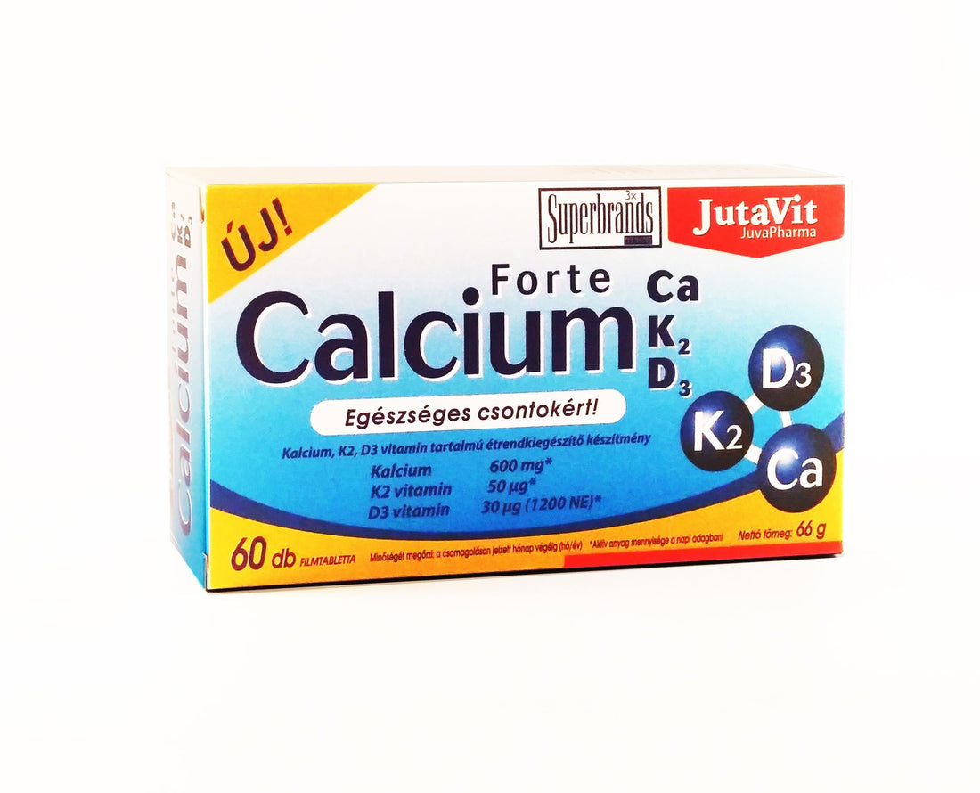 Jutavit calcium forte CA+K2+D3 60 ks - 88549